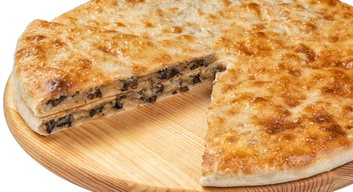Пирог с картофелем и грибами